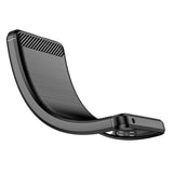 Husa pentru OnePlus 10 Pro, Techsuit Carbon Silicone, negru