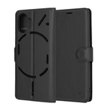 Husa pentru Nothing Phone (2), Techsuit Leather Folio, maro