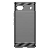 Husa pentru Google Pixel 6a, Techsuit Carbon Silicone, negru