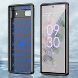 Husa pentru Google Pixel 6a, Techsuit Carbon Silicone, negru