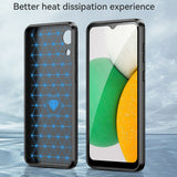 Husa pentru Samsung Galaxy A03 Core, Techsuit Carbon Silicone, negru