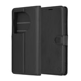 Husa pentru OnePlus 12, Techsuit Leather Folio, maro