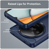 Husa pentru Xiaomi Redmi A3, Techsuit Carbon Silicone, albastru