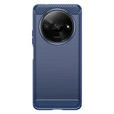 Husa pentru Xiaomi Redmi A3, Techsuit Carbon Silicone, albastru
