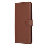 Husa pentru OnePlus 12R, Techsuit Leather Folio, maro