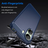 Husa pentru Xiaomi Redmi 13C 4G, Techsuit Carbon Silicone, albastru