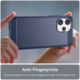 Husa pentru Xiaomi Redmi 12 4G, Techsuit Carbon Silicone, albastru