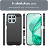 Husa pentru Honor X8b, Techsuit Carbon Silicone, albastru