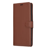 Husa pentru Realme 12 Pro, Techsuit Leather Folio, maro