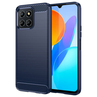 Husa pentru Honor X6, Techsuit Carbon Silicone, albastru