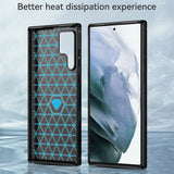 Husa pentru Samsung Galaxy S22 Ultra 5G, Techsuit Carbon Silicone, negru