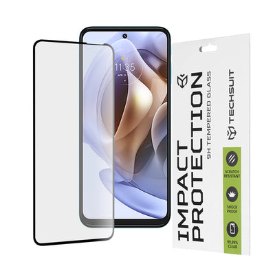 Folie de protectie pentru Motorola Moto G31, Techsuit 111D Full Cover / Full Glue Glass