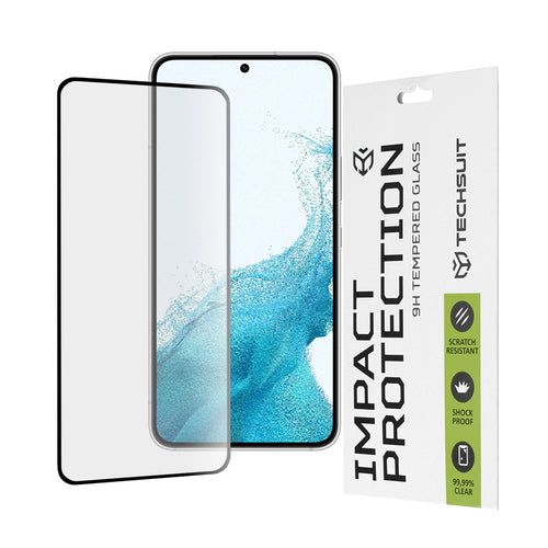 Folie de protectie pentru Samsung Galaxy S22 5G, Techsuit 111D Full Cover / Full Glue Glass