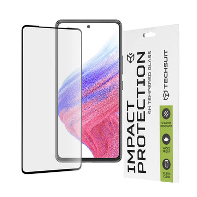 Folie de protectie pentru Samsung Galaxy A53 5G, Techsuit 111D Full Cover / Full Glue Glass