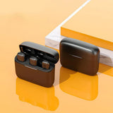 Microfon Techsuit (2 pack) Lavalier Wireless (LW4), Receiver, Type-C, Reducere zgomot, Omnidirectional, Plug si Play, negru
