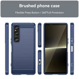 Husa pentru Honor X7b, Techsuit Carbon Silicone, albastru