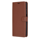 Husa pentru Samsung Galaxy A14 5G, Techsuit Leather Folio, maro