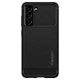 Husa pentru Samsung Galaxy S21 FE 5G, Spigen Rugged Armor (ACS03049), negru