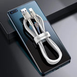 Cablu Baseus de date Cafule Series Metal (CAKF000102), USB to Type-C Incarcare rapida, 66W, 6A, 1m, alb