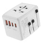 Adaptor pentru Calatorie Techsuit (HHT904-W2), PD20W, 2 x USB, 2 xType-C, EU, UK, AUS, US, Alb