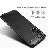 Husa pentru Samsung Galaxy A53 5G, Techsuit Carbon Silicone, albastru