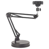 Suport de birou Techsuit birou (GT6), Reglabil Arm pentru Multipurpose Use cu 1/4 Screw Compatibility, negru