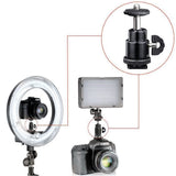 Techsuit Swivel Junnx (BH-2), pentru GoPro Action Camera, reglabil, Tripods, cu 1/4 Screw Compatibility, Negru