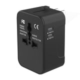 Adaptor pentru Calatorie Techsuit (HHT202-2C), 2 x USB-C, EU, UK, AUS, US, Alb