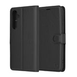 Husa pentru Samsung Galaxy A55 5G, Techsuit Leather Folio, maro