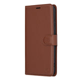 Husa pentru Samsung Galaxy A55 5G, Techsuit Leather Folio, maro
