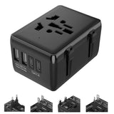 Adaptor pentru Calatorie Techsuit (HHt204A), 15W, 2xUSB-C, 2xUSB, EU to UK, AUS, US, Alb
