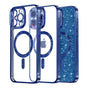 Husa pentru iPhone 13 Pro Max, Techsuit Lux Glitter MagSafe, albastru