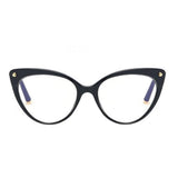 Techsuit Anti-Blue Light Glasses Reflex TR90 (F93308), Cat Eye, Bright Negru
