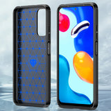 Husa pentru Xiaomi Redmi Note 11, Techsuit Carbon Silicone, negru