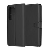 Husa pentru Samsung Galaxy S24 Ultra, Techsuit Leather Folio, maro