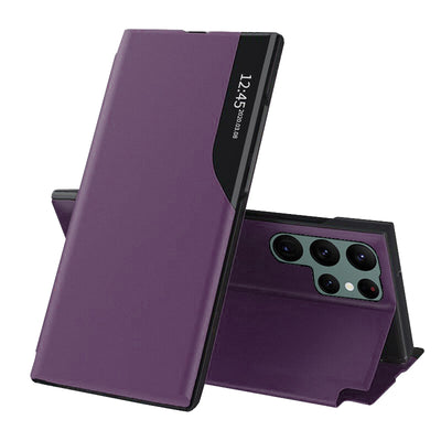 Husa pentru Samsung Galaxy S22 Ultra 5G, Techsuit eFold Series, mov