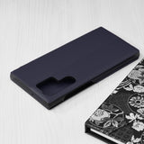 Husa pentru Samsung Galaxy S22 Ultra 5G, Techsuit eFold Series, albastru