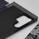 Husa pentru Samsung Galaxy S22 Ultra 5G, Techsuit eFold Series, albastru