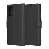 Husa pentru Xiaomi Redmi 10, Techsuit Leather Folio, maro