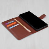 Husa pentru Xiaomi Redmi 10, Techsuit Leather Folio, maro