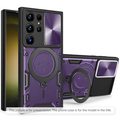 Husa pentru Samsung Galaxy Z Fold7, Techsuit CamGuard Pro, mov