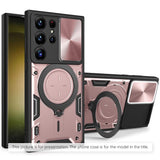 Husa pentru Samsung Galaxy Z Fold7, Techsuit CamGuard Pro, roz auriu