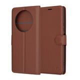 Husa pentru Xiaomi Redmi A3, Techsuit Leather Folio, maro