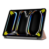 Husa tableta pentru iPad Pro 13 (2024), Techsuit FoldPro, roz