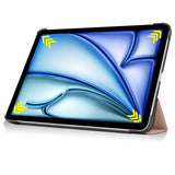 Husa tableta pentru iPad Air 13 (2024), Techsuit FoldPro, roz