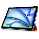 Husa tableta pentru iPad Air 13 (2024), Techsuit FoldPro, Butterfly