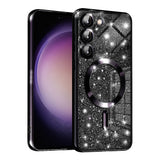 Husa pentru Samsung Galaxy S23, Techsuit Lux Glitter MagSafe, argintiu