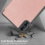 Husa tableta pentru Xiaomi Redmi Pad Pro, Techsuit FoldPro, roz