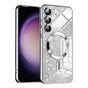 Husa pentru Samsung Galaxy S23 FE, Techsuit Lux Glitter MagSafe, argintiu