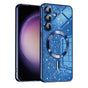 Husa pentru Samsung Galaxy S23 FE, Techsuit Lux Glitter MagSafe, albastru
